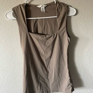 H&M Taupe Sleeveless Tank Top